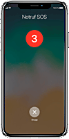 iPhone X Notruf SOS