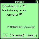 Palm Netzwerk Detail