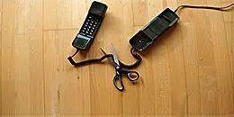 Wie das Telefon die Schnur verlor